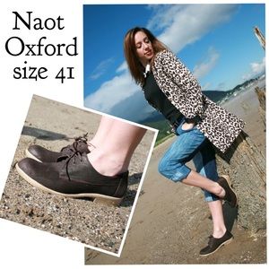 Brown Leather Oxfords Kedma by Naot SZ 41